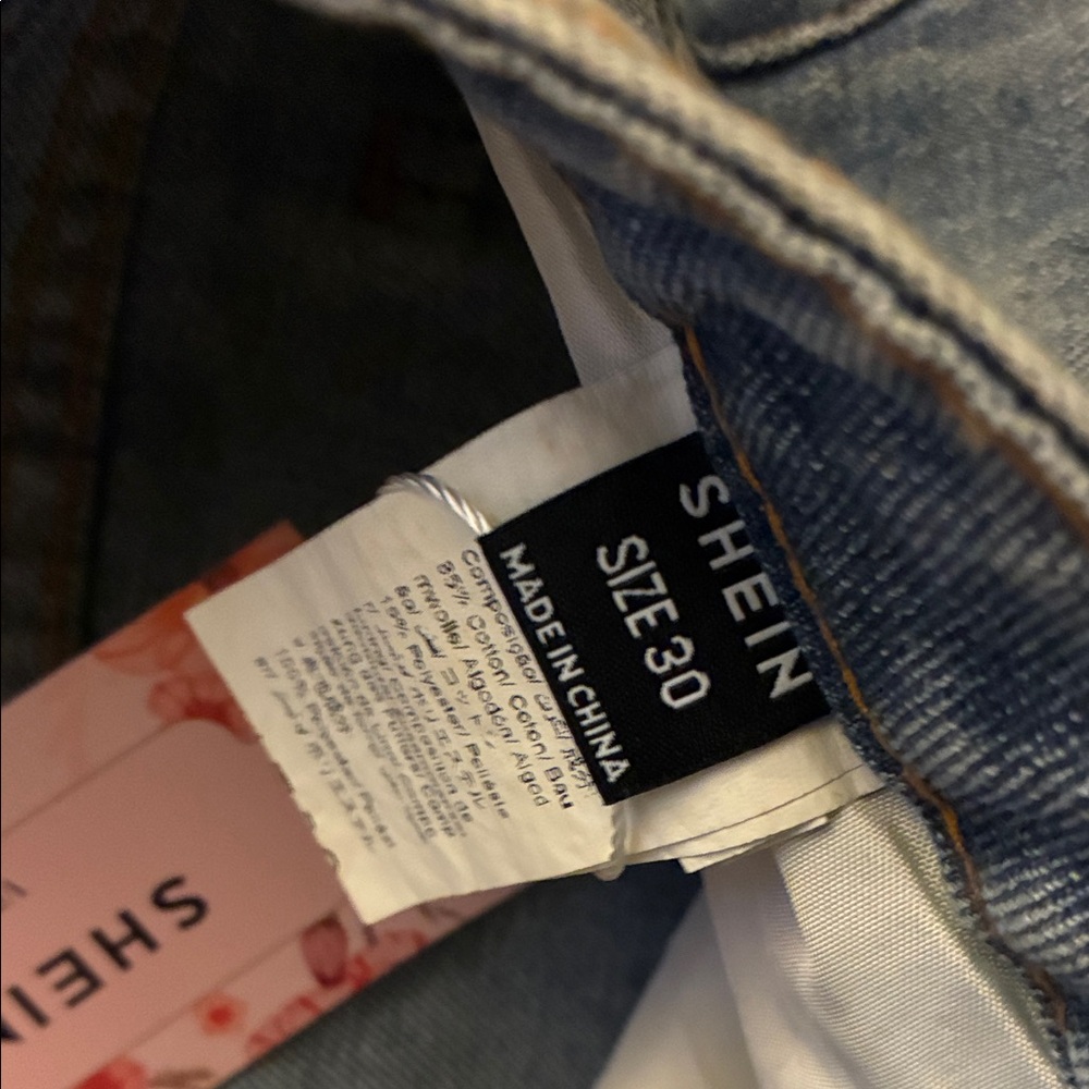 SHEIN Blue Denim Pencil Skirt - Picture 3 of 4